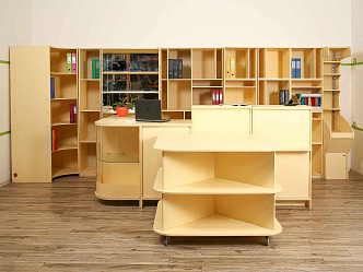 Комплект офисной мебели ДСП Жёлтый Россия