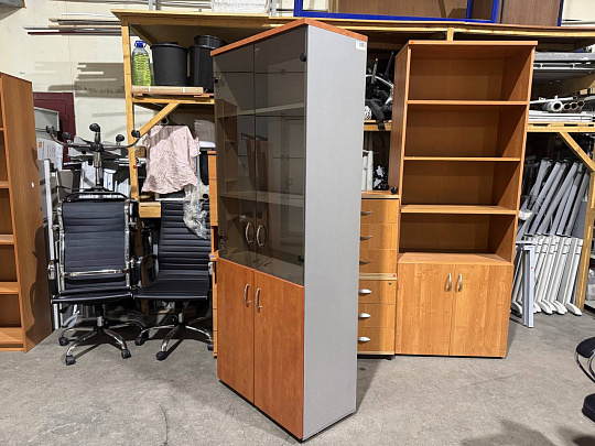 Шкаф для документов ЛДСП Ольха Россия