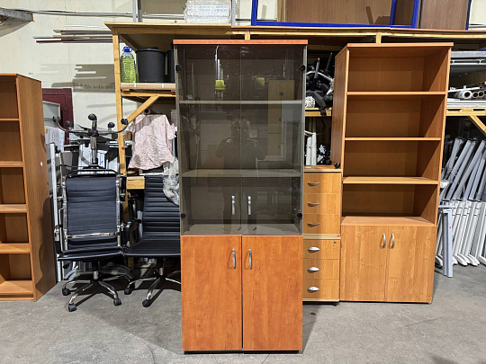 Шкаф для документов ЛДСП Ольха Россия