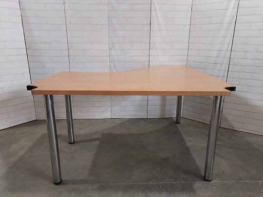 Стол угловой Steelcase ЛДСП Клен Россия