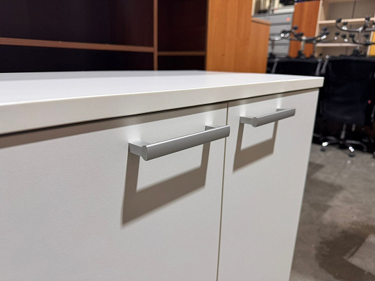 Шкаф для документов ЛДСП Белый Европа