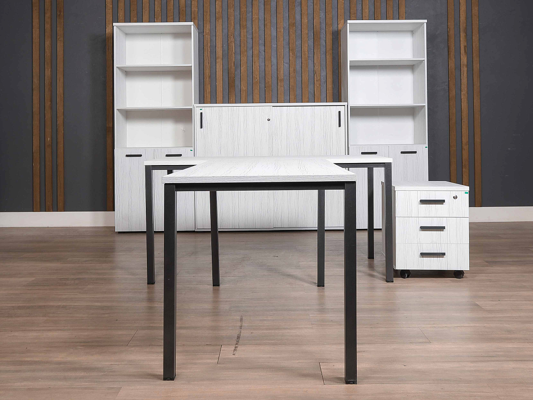 Кабинет руководителя Sitara ЛДСП Белый Россия (КРБ-120825)