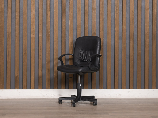 Офисное кресло Искусственная кожа Чёрный