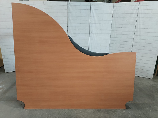 Стол угловой Steelcase ЛДСП Клен Россия