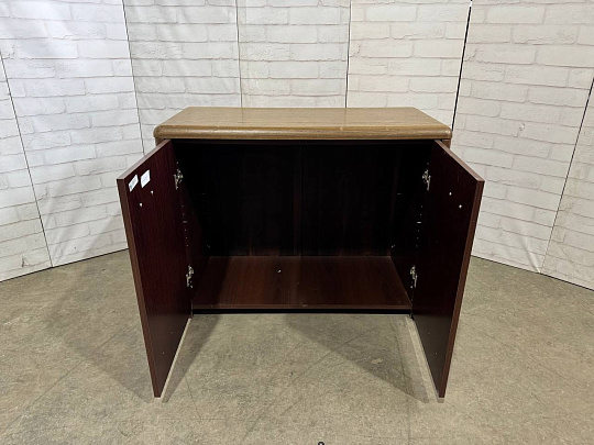 Тумба под оргтехнику ЛДСП Орех