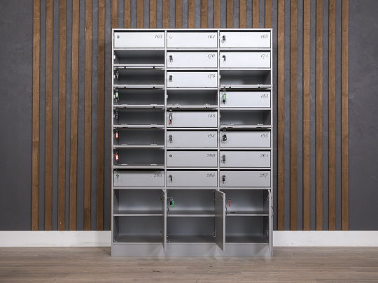 Шкаф абонентский ЛДСП Серый