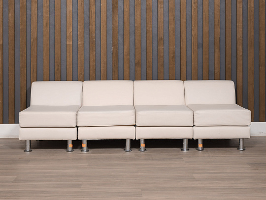 Кресло Искусственная кожа Бежевый