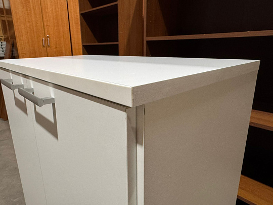 Шкаф для документов ЛДСП Белый Европа