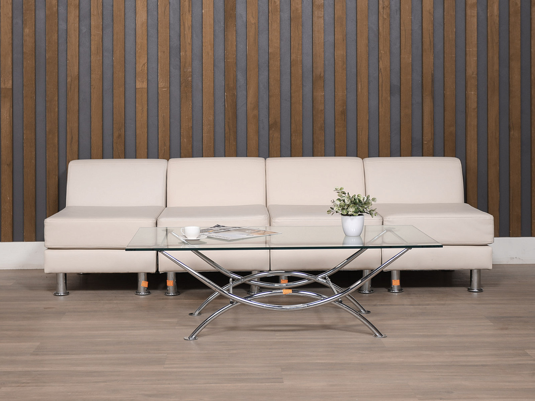 Кресло Искусственная кожа Бежевый (КМБЖ-120525)