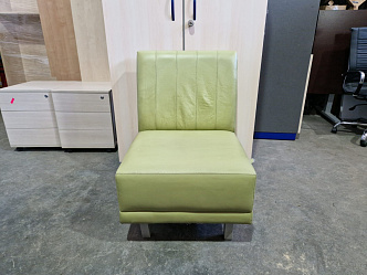 Кресло мягкое 610x820 Искусственная кожа Зелёный Россия