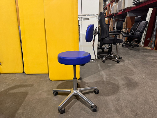 Офисное кресло Искусственная кожа Синий