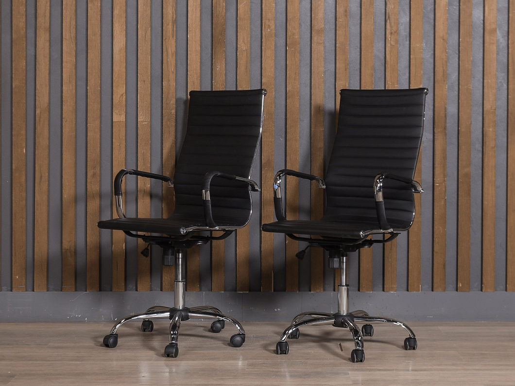 Офисное кресло Harman New Искусственная кожа Чёрный Китай (КПЭЧ-031225)