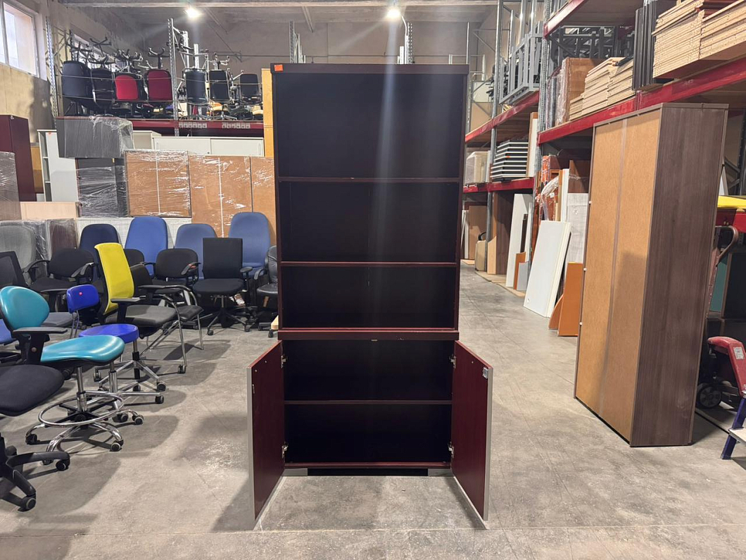 Шкаф для документов ЛДСП Махагон (ШДМХ-160425)