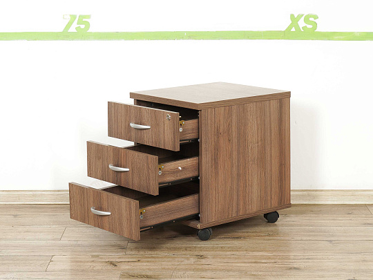 Тумба подкатная ЛДСП Ясень шимо