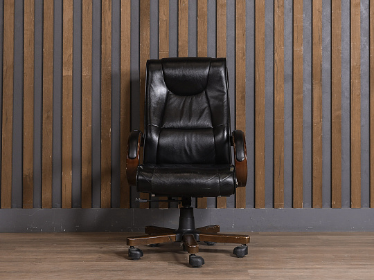 Кресло руководителя Искусственная кожа Чёрный