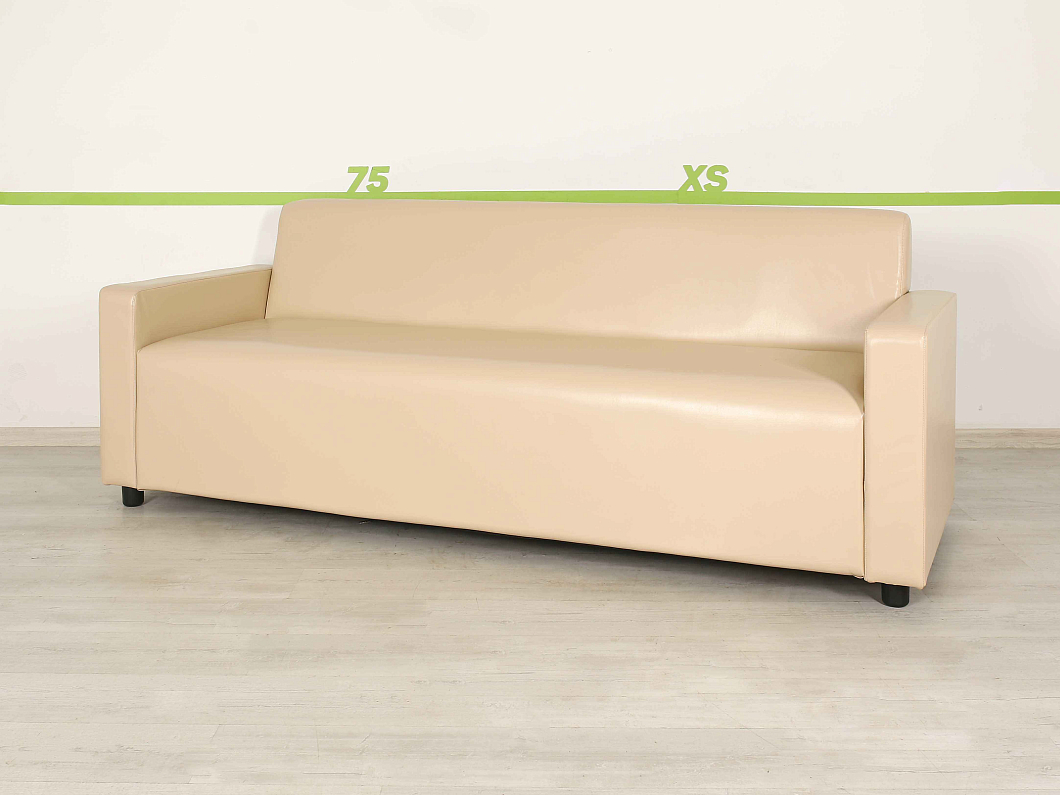 Диван 1800x760 Искусственная кожа Бежевый Россия (4166-19039)