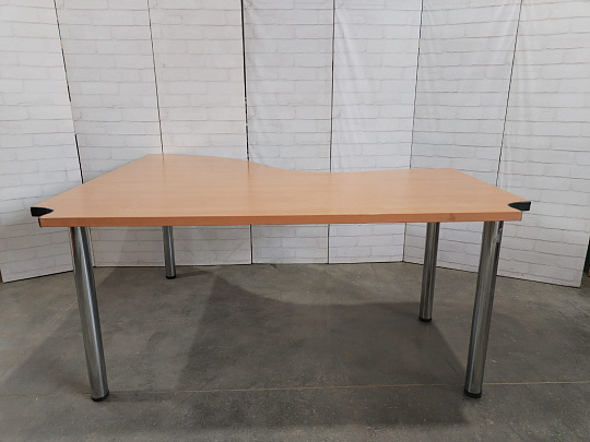 Стол угловой Steelcase ЛДСП Клен Россия