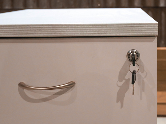 Тумба подкатная ЛДСП Серый Россия