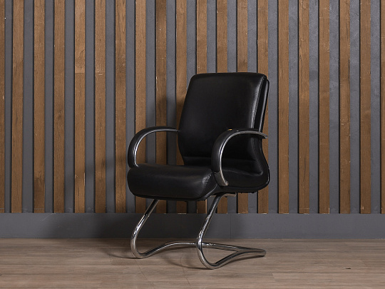 Конференц-кресло CHAIRMAN Искусственная кожа Чёрный Россия