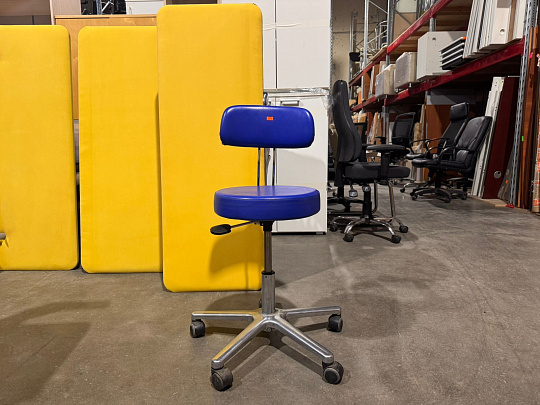 Офисное кресло Искусственная кожа Синий