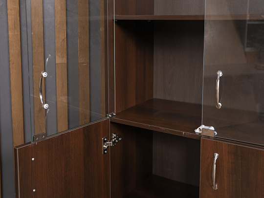 Шкаф для документов ЛДСП Орех