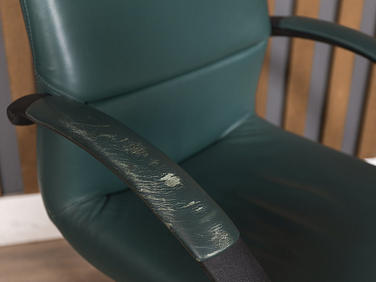 Конференц-кресло Кожа Зелёный Импорт