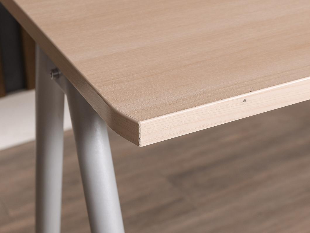 Стол Левый эргономичный ЛДСП Бук (СПЭБКМ-190825)