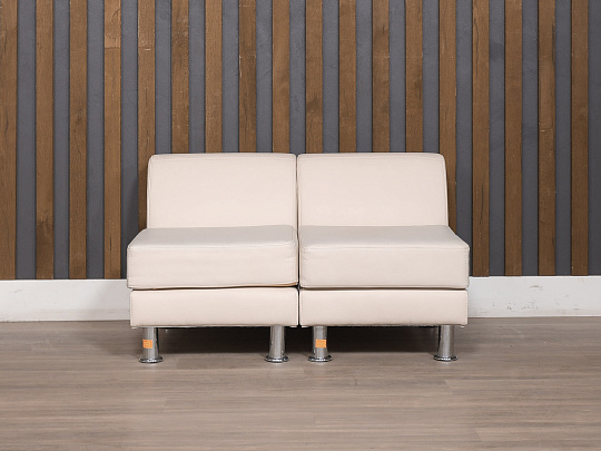 Кресло Искусственная кожа Бежевый