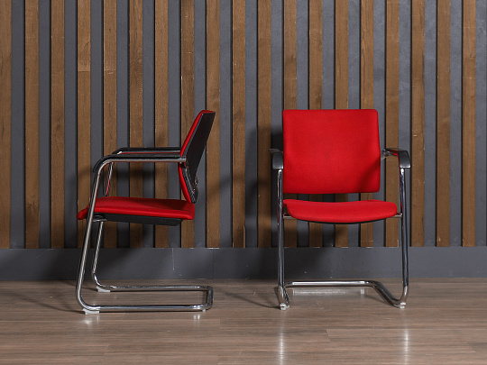 Конференц-кресло Ткань Красный