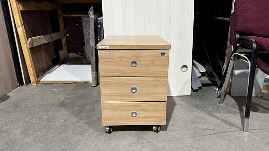 Тумба подкатная ЛДСП Ясень шимо