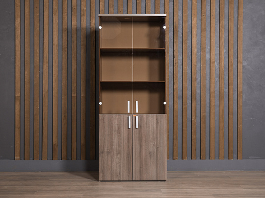 Шкаф для документов ЛДСП Ясень шимо