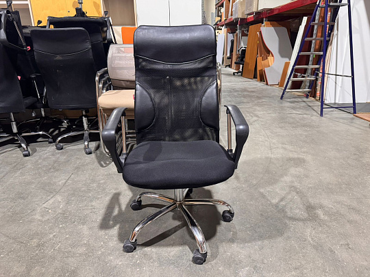 Офисное кресло CHAIR Сетка Чёрный Россия