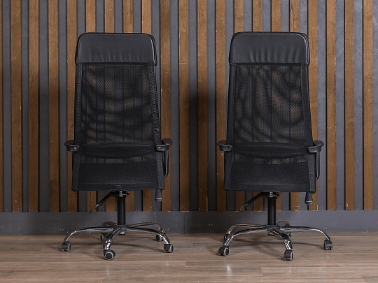 Офисное кресло МАРКУС Сетка Чёрный