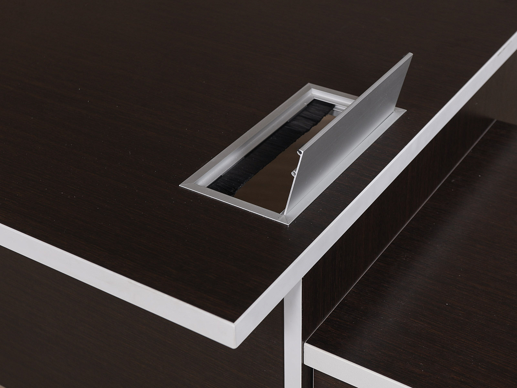 Стол с тумбой ЛДСП Венге (СТПВГ1-110825)