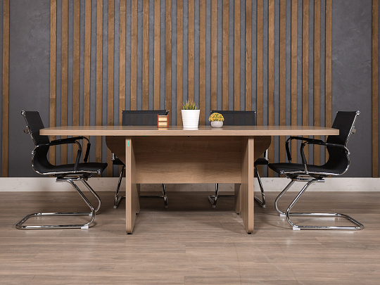 Стол для переговоров Аккорд Директор ЛДСП Ясень шимо