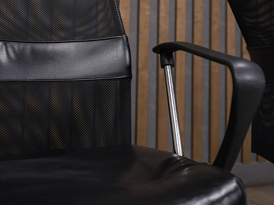 Офисное кресло Искусственная кожа Чёрный Россия