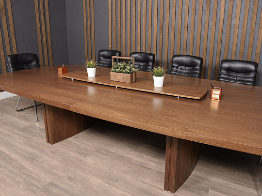 Стол для переговоров Шпон Орех