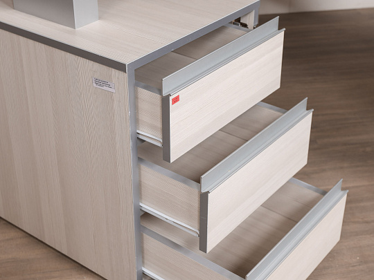 Стол с тумбой Bella Vita ЛДСП Бук Беларусь