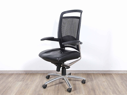 Кресло руководителя CHAIRMAN Ergo 281 Искусственная кожа Чёрный Россия