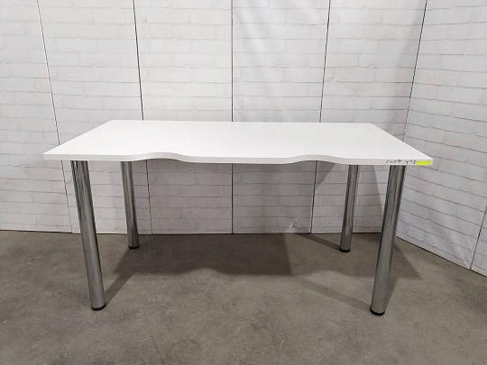 Стол прямоугольный ЛДСП Белый Россия