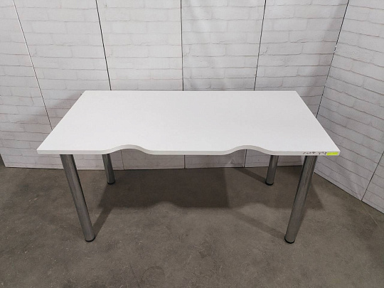 Стол прямоугольный ЛДСП Белый Россия