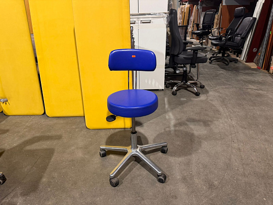 Офисное кресло Искусственная кожа Синий